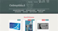 Desktop Screenshot of outletoptiikka.fi